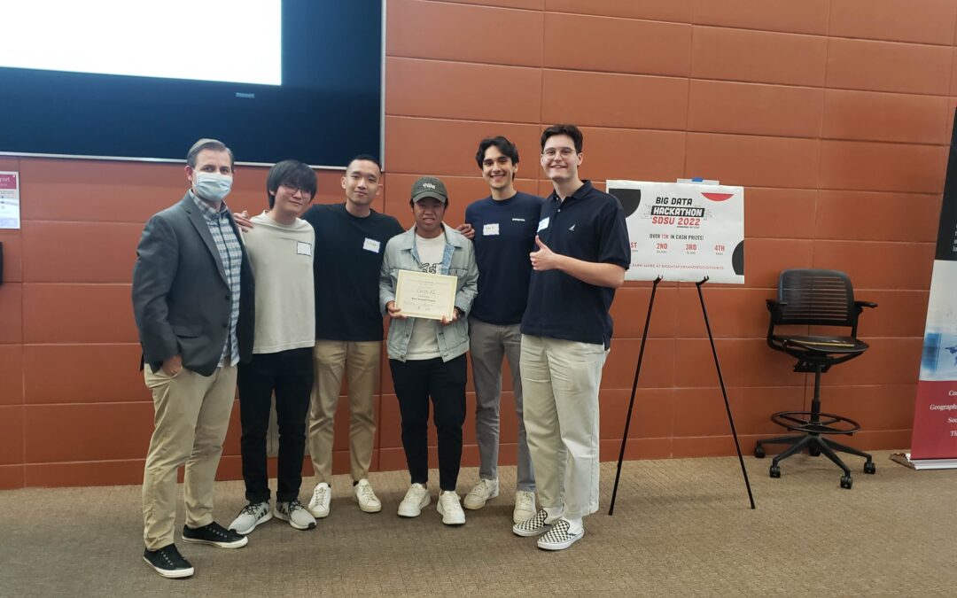 SDSU Big Data hackathon winners